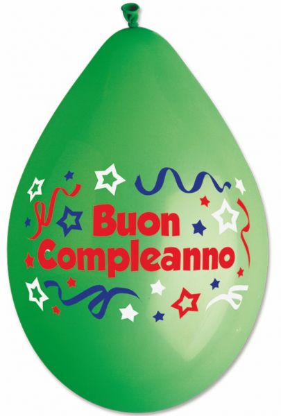 Palloncini Buon Compleanno large 30 cm busta pz 20