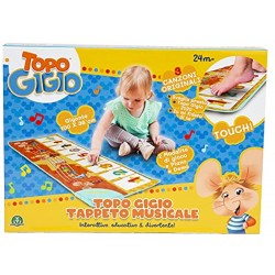 Giochi Preziosi - Topo Gigio - Tappeto Musicale Ripiegabile, 2 modalità tra cui scegliere, tre canzoni originali incluse, per ba