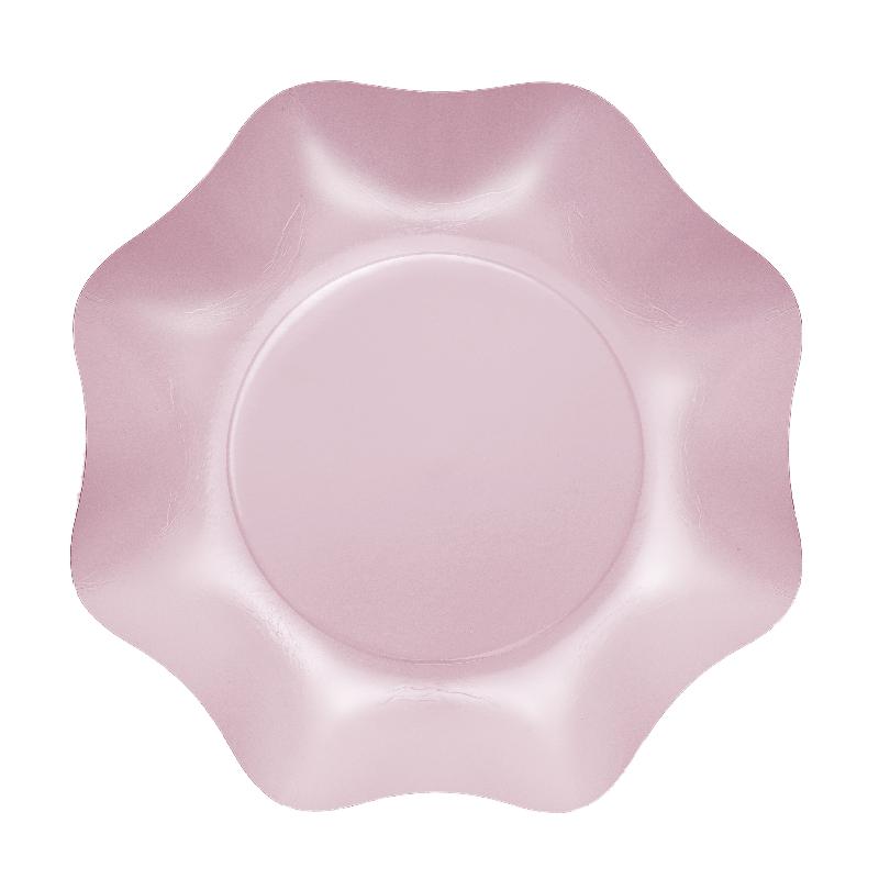 Piatti Fondi plastificati per alimenti Twenty - Rosa - 10 pz - Ø cm 24,  ROSA2T