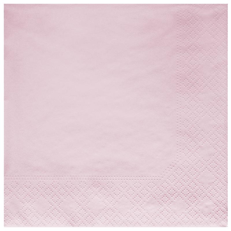 Tovaglioli 3 veli – cm 33 x 33 - Rosa - 20 pz, ROSA922