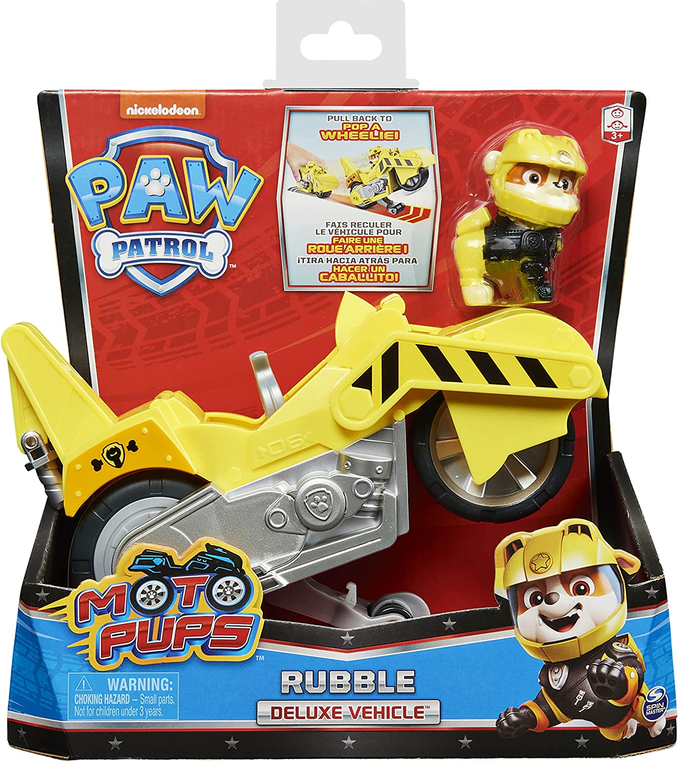 Spin Master Paw Patrol camion Raccolta di Rifiuti di Rocky con Pers