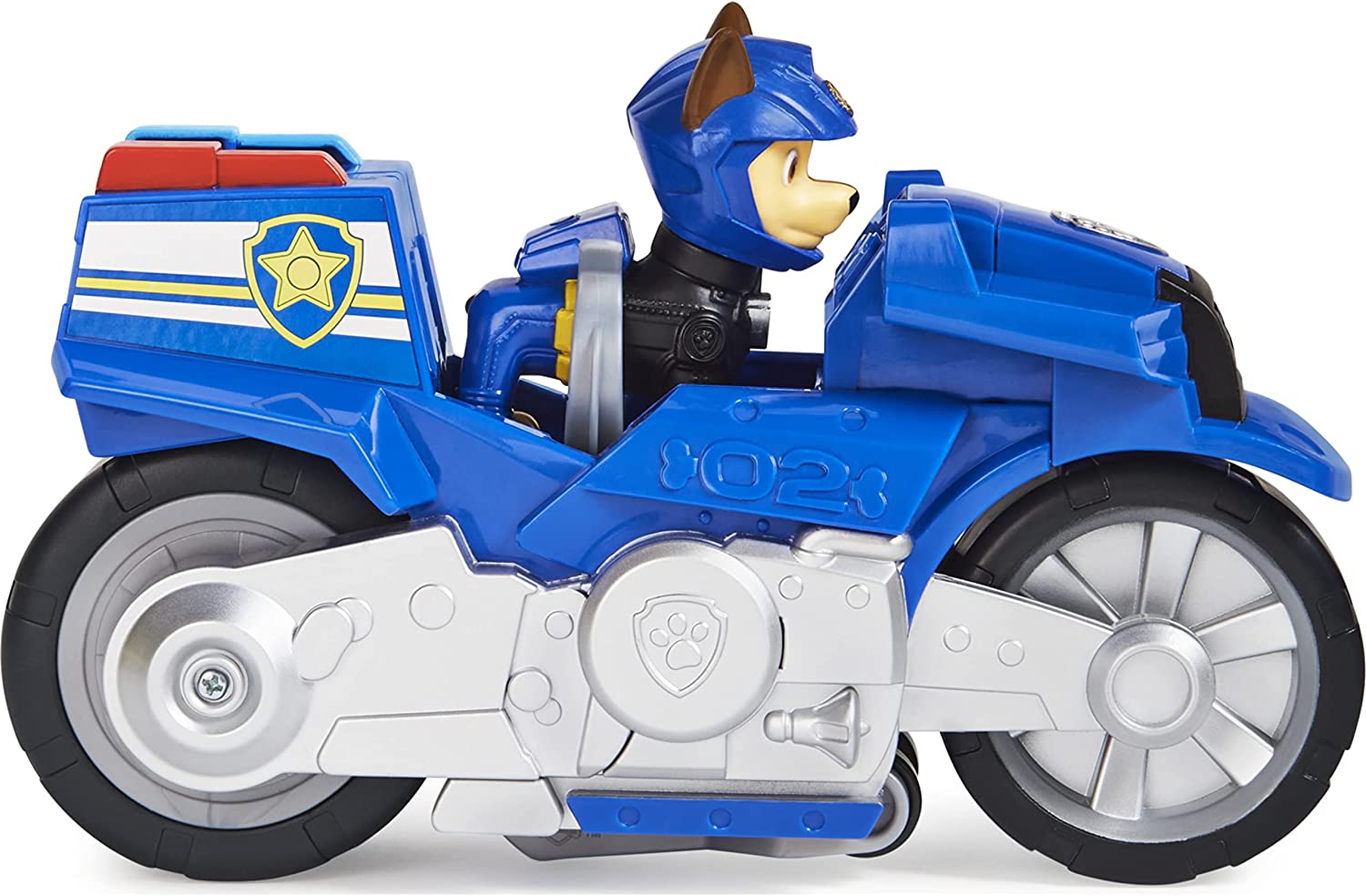 paw patrol, veicolo moto pups di skye con motore a retrocarica e  personaggio - Toys Center