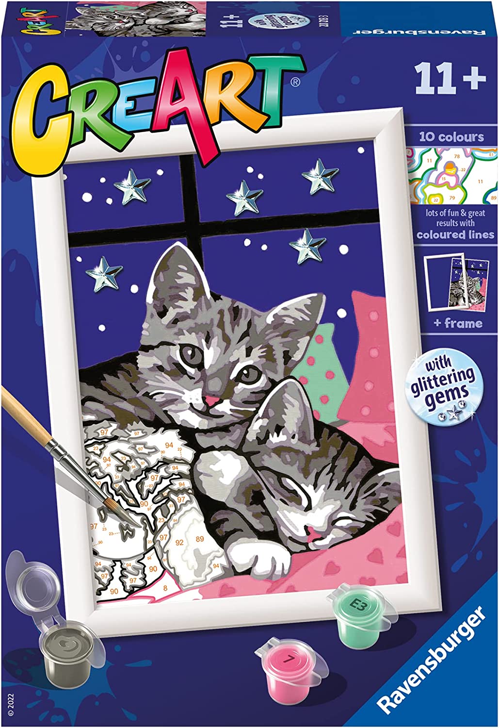 Ravensburger - CreArt Serie E, Dolci Gattini - RAV20213.3