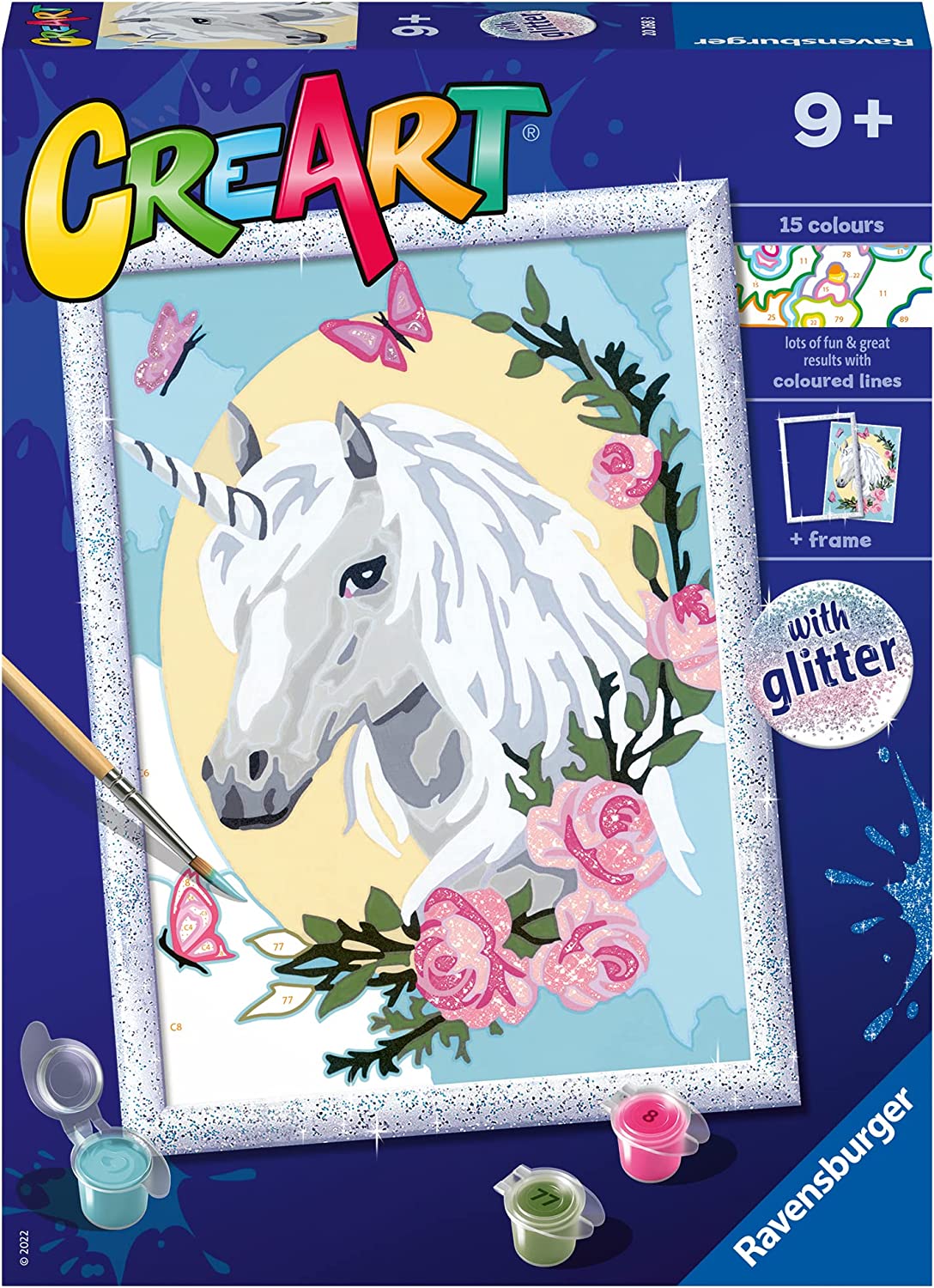 Prodotto: RAV-20268 - CREART SERIE D - RITRATTO DI UNICORNO - RAVENSBURGER