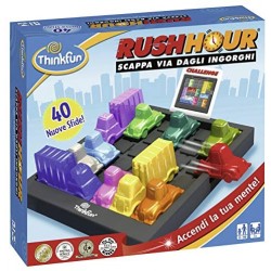 ThinkFun Rush Hour, Gioco di Logica, per 1+ Giocatori, Età 8+ (Versione Italiana), 76300