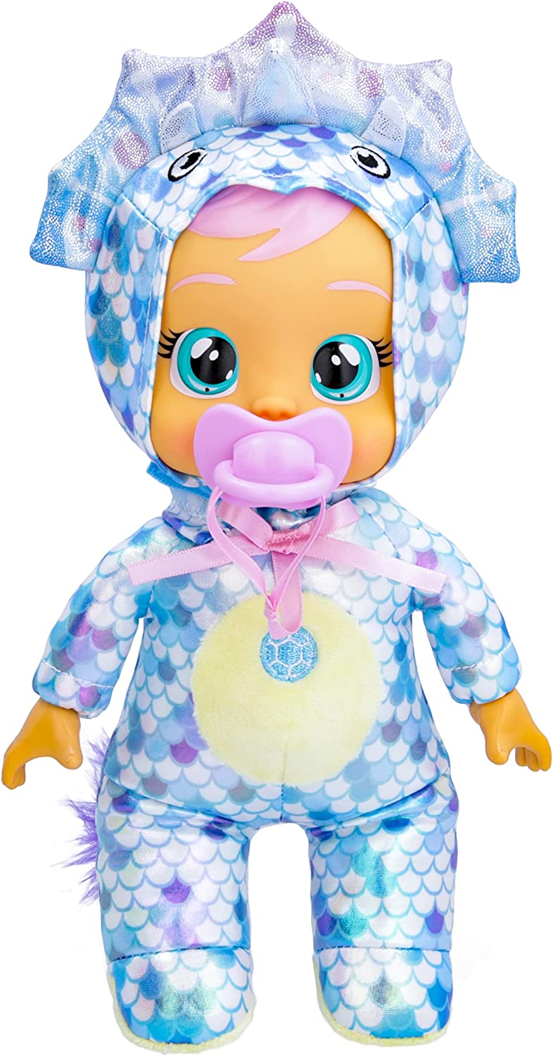 Imc Toys - Cry Babies Tiny Cuddles Dino Azzurra, 88634IM