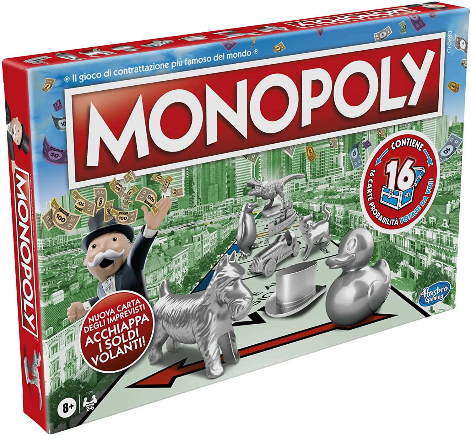 Monopoly Classico (C1009), è il gioco di contrattazione più famoso nel  mondo e da generazioni