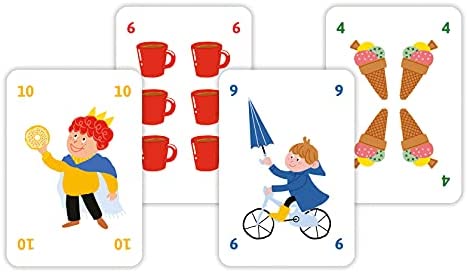 Clementoni - 16633 - Scopetta e briscolina - mazzo di carte, carte da gioco  bambini 5 anni+, gioco da tavolo, gioco di società p