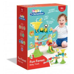 clementoni- fun forest baby pista, multicolore, 17309