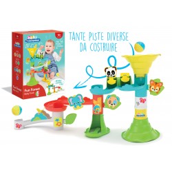 clementoni- fun forest baby pista, multicolore, 17309