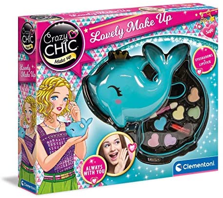 Clementoni Crazy Chic Lovely Make Up Unicorno - Trousse con Trucchi  Lavabili Set Cosmetici Gioco Creativo Giocattolo per Bambina 6+ Anni - 18643