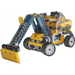 Clementoni - Scienza Build - Camion Betoniera - Set Costruzioni Bambini, Laboratorio Meccanica, Gioco Scientifico - CL19296