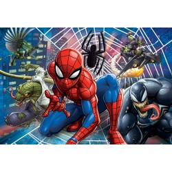 Clementoni Spider-Man Supercolor Puzzle Man-60 pezzi Maxi, Multicolore, 26444