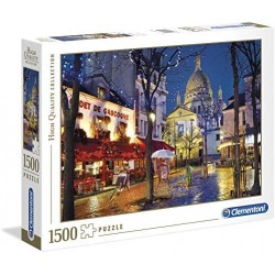 Clementoni- Paris Parigi Montmartre Collection Puzzle, Multicolore, 1500 Pezzi, 31999