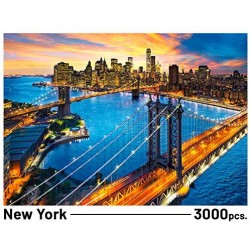 Clementoni- New York High Quality Collection Puzzle, 3000 pezzi, 33546