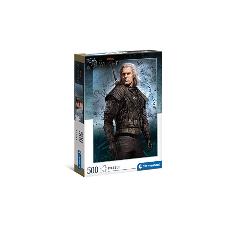 Clementoni the Witcher, Adulti 500 Pezzi, Puzzle Serie Netflix, Made in Italy, Multicolore, 35092