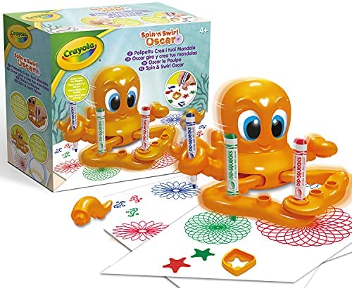 CRAYOLA- Polipetto Crea i Tuoi Mandala, attività Creativa e Regalo per  Bambini, età 4,5,6,7, Multicolore, 920300