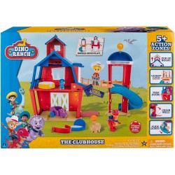 Giochi Preziosi - Dino Ranch Playset Che Riproduce La Clubhouse Con 5 Ambientazioni, DNA10000