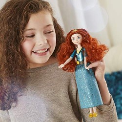 Hasbro - Disney Princess Royal Shimmer - bambola di Merida, fashion doll con gonna e accessori, giocattolo per bambini dai 3 ann