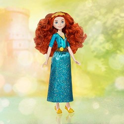 Hasbro - Disney Princess Royal Shimmer - bambola di Merida, fashion doll con gonna e accessori, giocattolo per bambini dai 3 ann