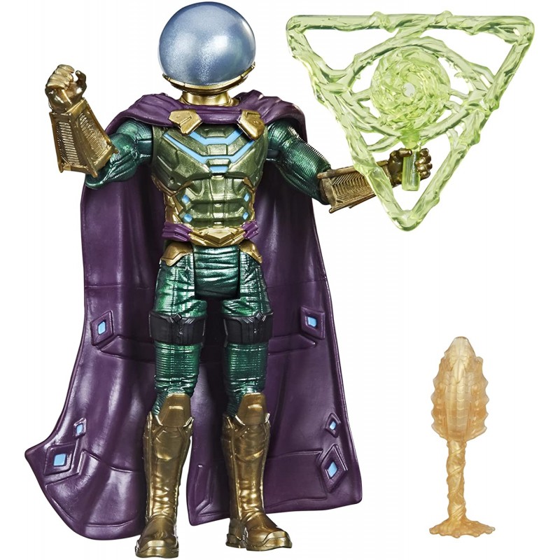 Hasbro Spider-Man - Mysterio con Armatura Mystery Web Gear, Action Figure 15 cm, F19145L00