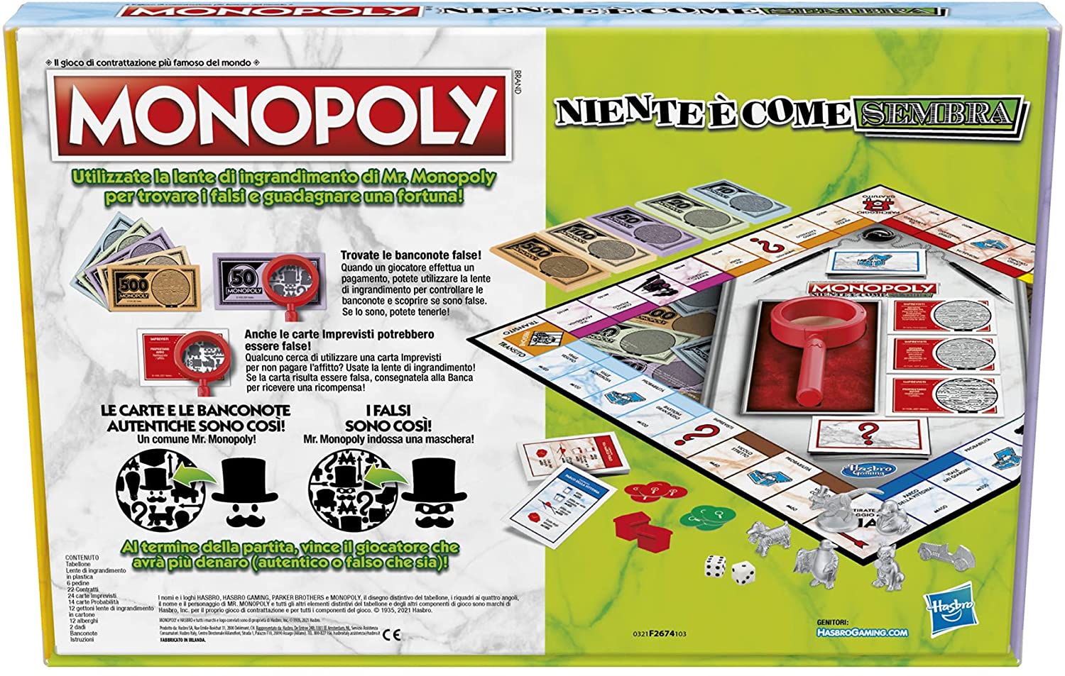 Monopoly - Rettangolare (Classico), Gioco Hasbro