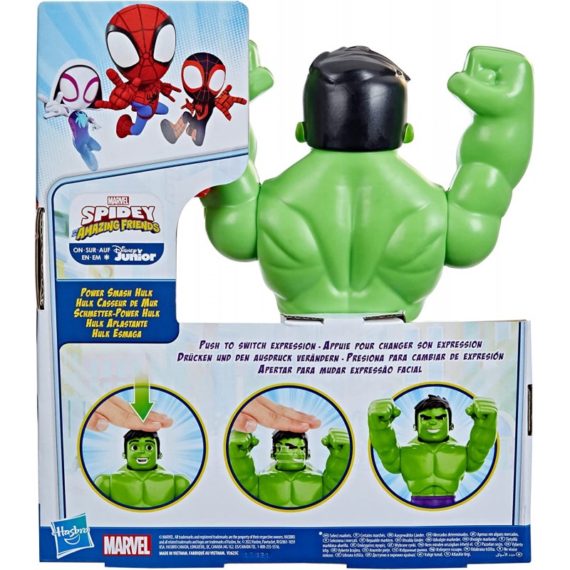 Hasbro Marvel Spidey E I Suoi Fantastici Amici Power Smash Hulk F L