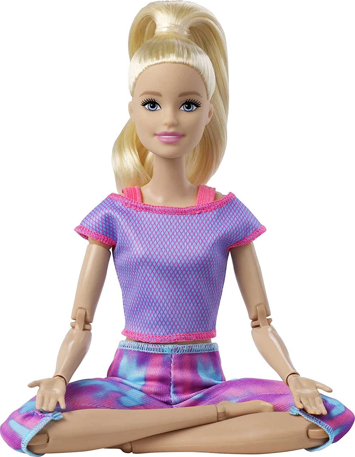 Offerta! Barbie Fashionista Bionda con vestito Blu e occhiali - Mattel  GRB65 - 3+