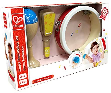 Hape E0615 Junior Perkussion, Multicolore