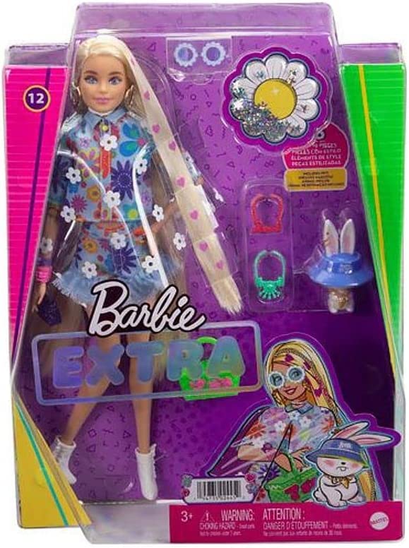 Barbie Extra n. 12 - Bambola con Coniglietto - Vestiti alla moda