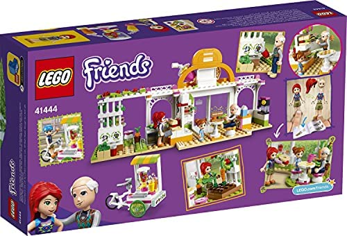 LEGO Friends Il Caffè Biologico di Heartlake, Set Educativo con 3 Mini  Bamboline, Giocattoli per Bambini di 6 Anni, 41444