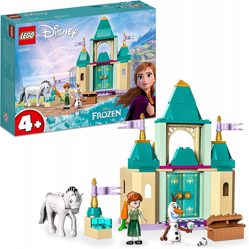 LEGO Principessa Disney Divertimento al Castello di Anna e Olaf, Set  Costruzioni con Personaggi Frozen, Giochi