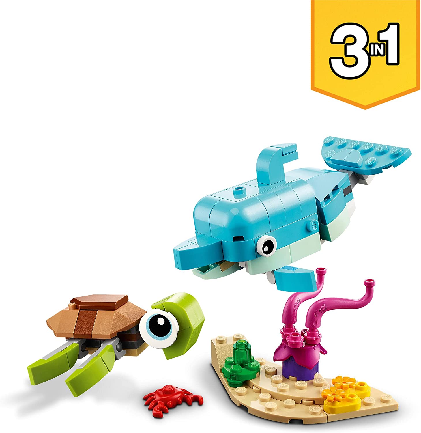 lego Creator 3 in 1 - Creature della Foresta Fantasy, Set con