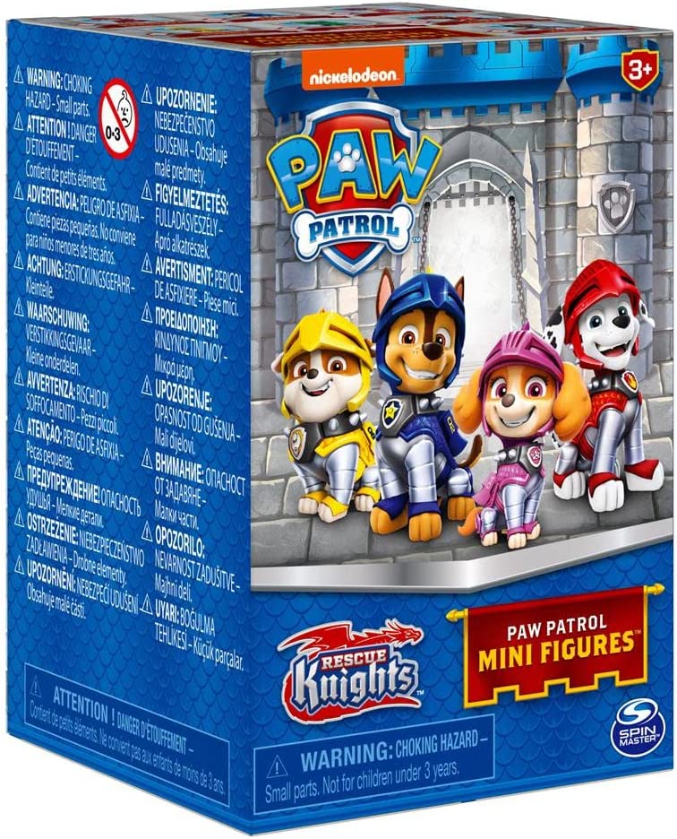 Spin Master - Paw Patrol Mini Figures Rescue Knights personaggi assortiti -  SP6062143