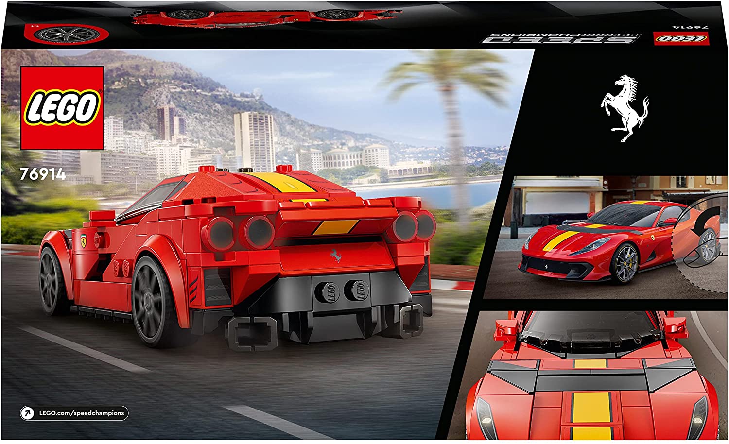 LEGO Speed Champions 76914 Ferrari 812 Competizione, Modellino di Auto da  Costruire, Macchina Giocattolo 2023 da Collezione - LEGO - Harry Potter -  Automobili - Giocattoli