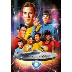 Clementoni - Star Trek - 500 Pezzi Adulti, Puzzle Film Famosi, Made in Italy, Multicolore, 35143