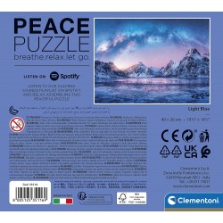 Clementoni - Peace Puzzle - The Mountain - 500 pezzi - Made in Italy, puzzle adulti paesaggi - CL35116