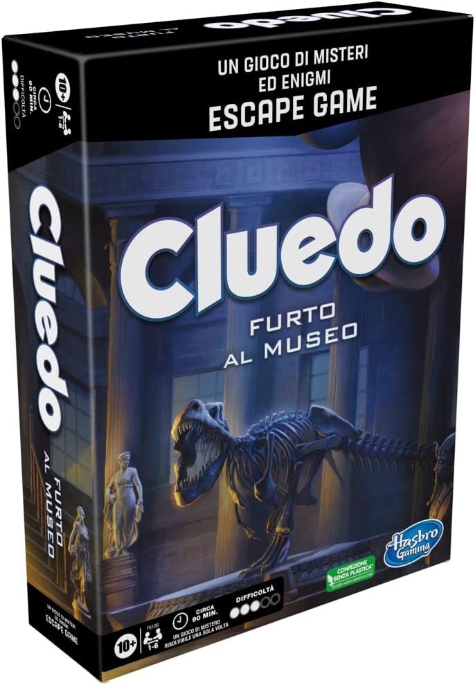 Gioco di società Cluedo Hasbro da tavolo Trova l'assassino