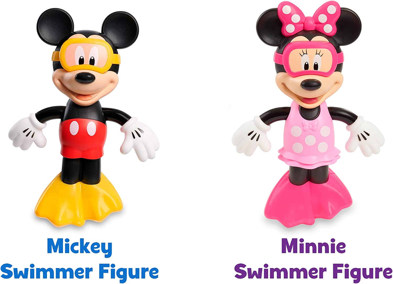 Giochi Preziosi - MICKEY & MINNIE - Topolino Ha Un Nuovo Passatempo:  Nuotare. Indossa Il Costume, Le Pinne E La Maschera Per And