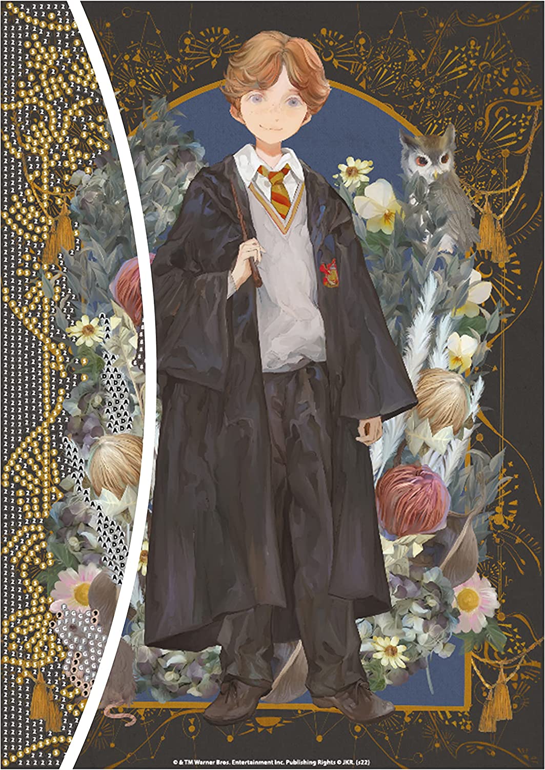 DIAMANTINY Harry Potter – Yume Fantasy Hermione – Kit crea il Mosaico,  Attività Crystal Art, Diamond Painting, 1 Quadro A4