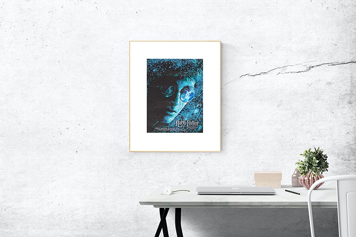 DIAMANTINY Harry Potter – Wizarding Art Medium Il Principe Mezzosangue –  Kit crea il Mosaico, Attività Crystal Art