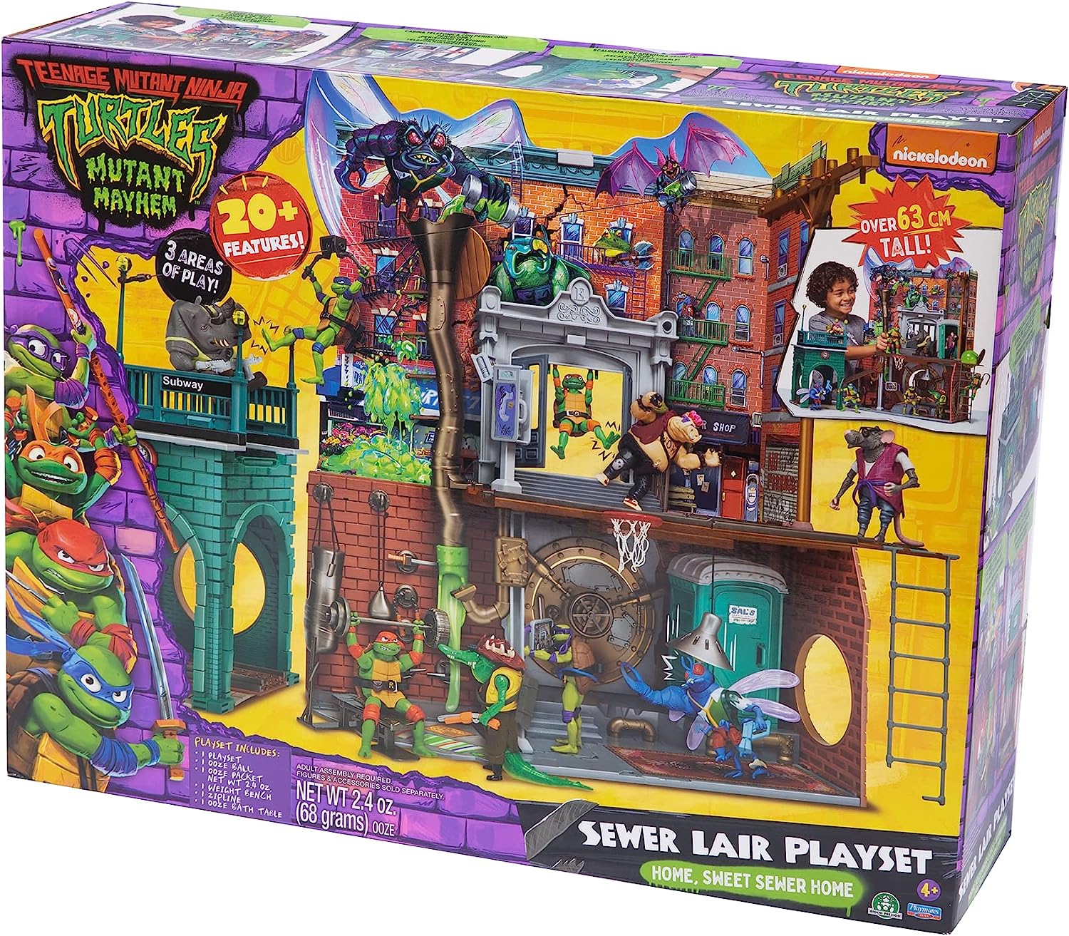 Personaggi di Film e Tv Playset - Giochi Preziosi Teenage Mutant Ninja  Turtles - Personaggio Base Funzione Speciale