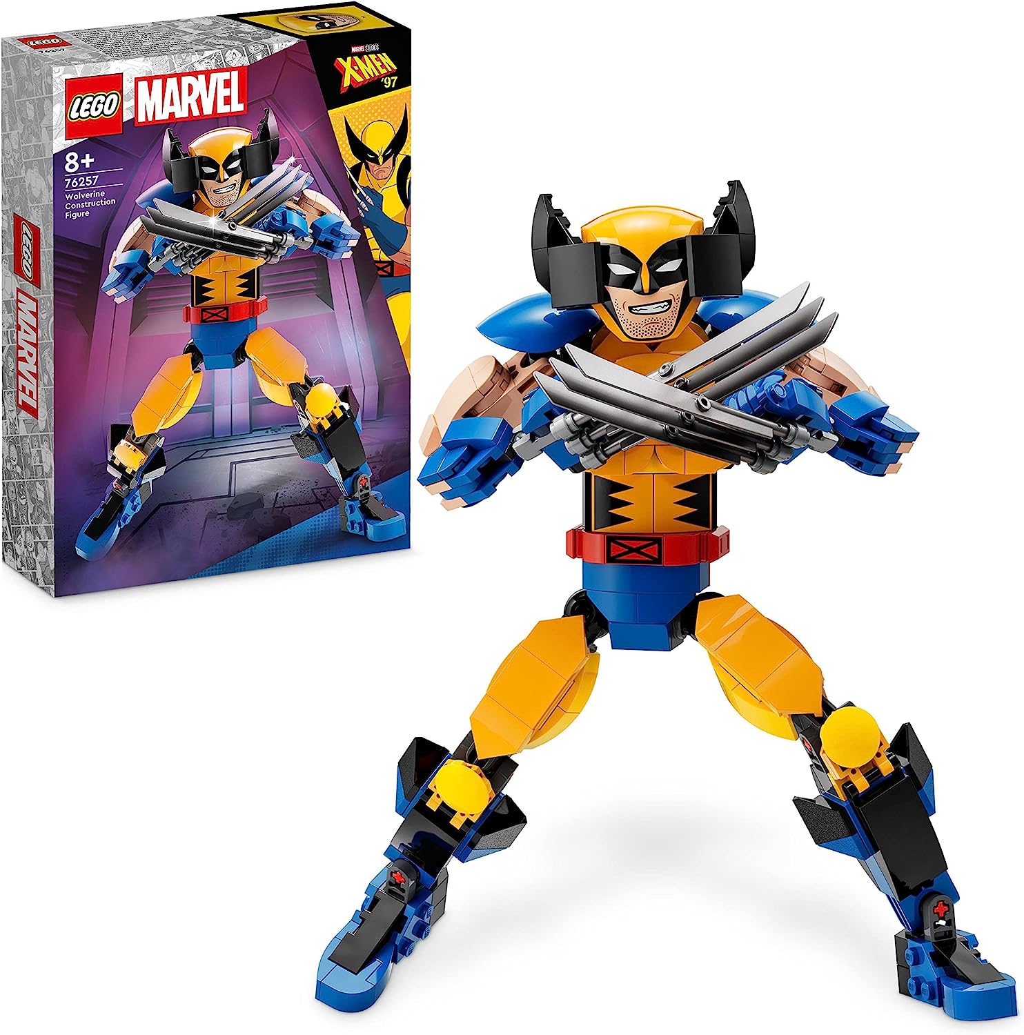 LEGO 76257 Marvel Personaggio di Wolverine, Set con Action Figure  Costruibile degli X-Men con 6 Elementi Artiglio, Gioca ed Espo