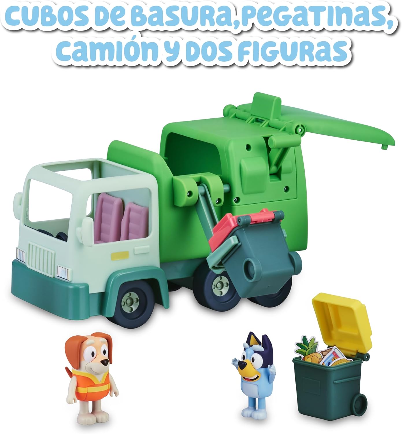 Giochi Preziosi - Bluey Camion Della Spazzatura - Playset Del Camion Della  Spazzatura Visto Nella Serie Bluey, Con 2 Personaggi