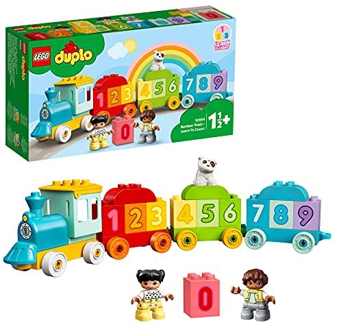 LEGO DUPLO - My First Treno dei Numeri Giocattolo - Impariamo a Contare,  Giochi Educativi per Bambini dai 18 mesi in su, 10954