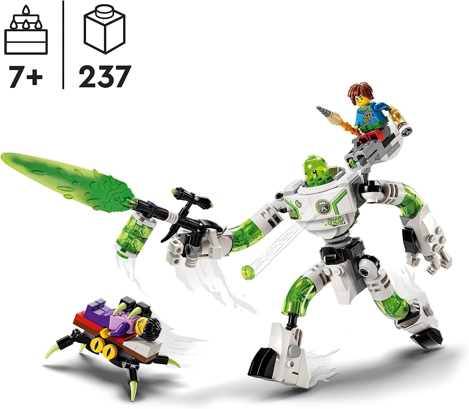 LEGO DREAMZzz - Mateo e Z-Blob il robot giocattolo con personaggio grande e  minifigure di Jayden - 71454