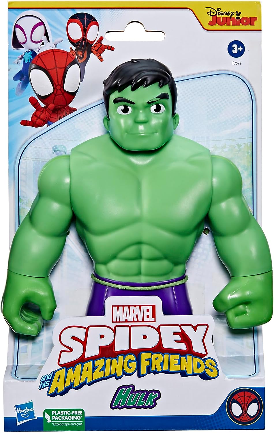 BES-33572 - Giocattoli - beselettronica - Hulk Mini Veicolo Lancia Dischi  Marvel Spidey e i Suoi Fantastici Amici