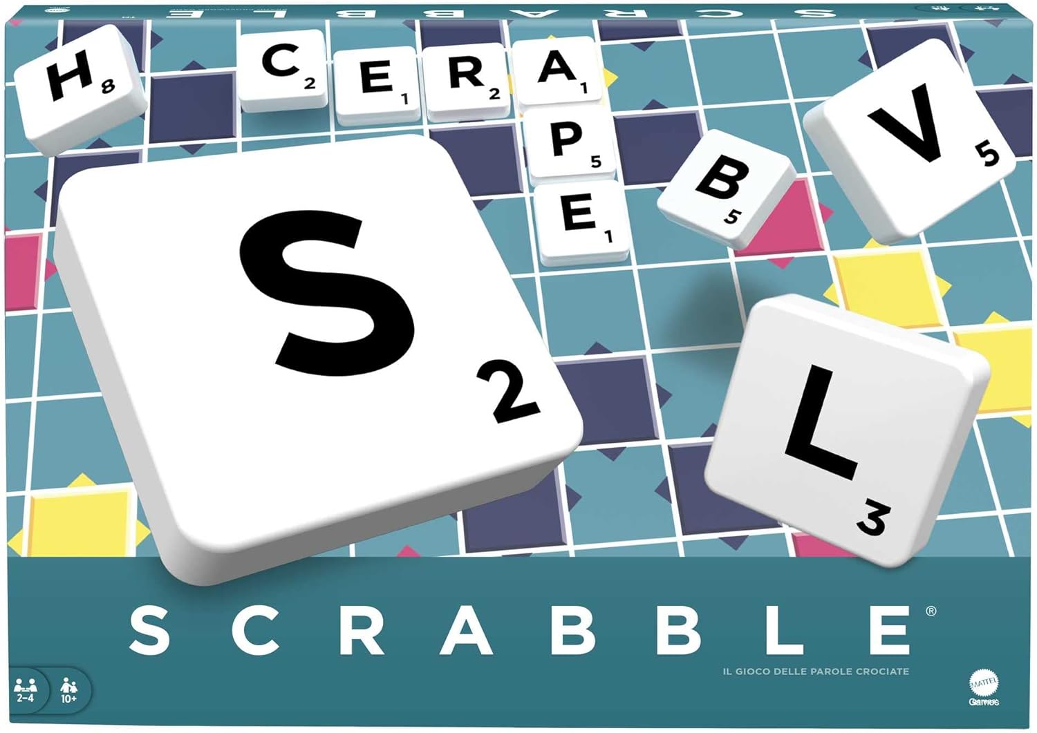 Mattel - Scrabble Originale - Gioco da tavolo delle Parole Crociate - Y9596