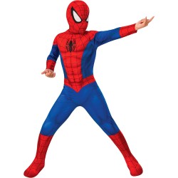 Rubies - Costume Spiderman Classico, Bambini, Rosso/Blu, Taglia L (8-10 anni) - 702072-L