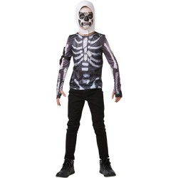 Rubies - Kit costume ufficiale di Milite Teschio (Skull Trooper) di Fortnite, skin di gioco - IT300208-11/12